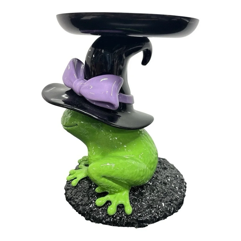 Bath & Body Works Magical Frog Witch Hat 3-Wick Candle Holder Pedestal 2025‎ NEW
